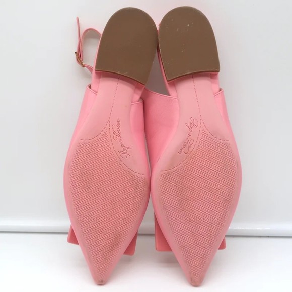 Roger Vivier Gommettine Buckle Slingback Ballet Flats Pink Leather Size 36 - Picture 12 of 12